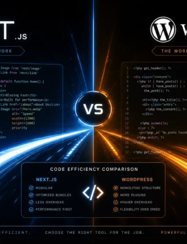 Next.js vs WordPress: Qual a melhor escolha para o seu próximo grande projeto?